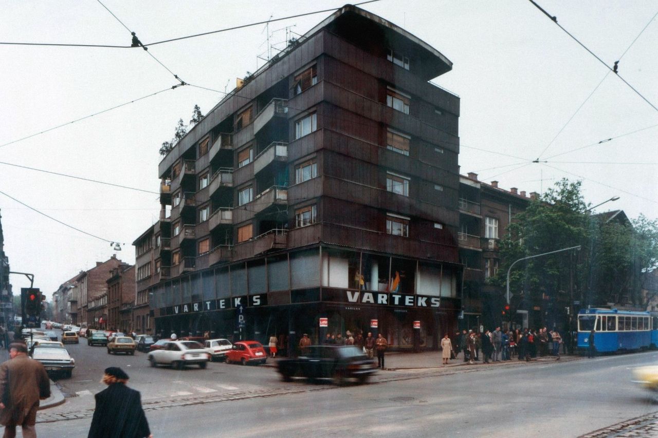 Kvaternikov trg oko 1980. godine